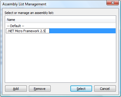 Assembly List Management
